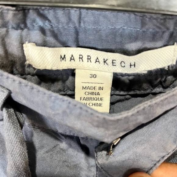 Marrakech (Anthropologie) pants. Color-Blue - Picture 2 of 4